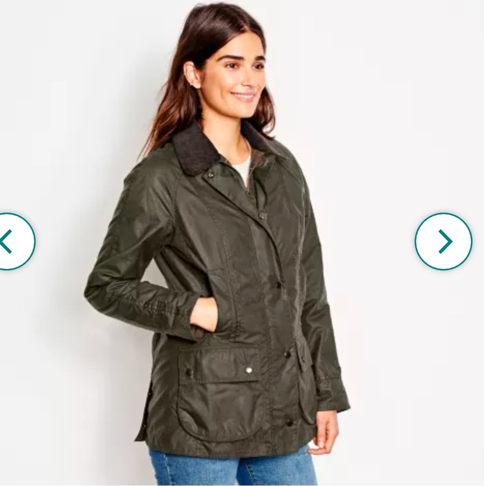 Barbour Women’s Classic Beadnell Jacket & Sylkoil Hood